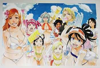 BLEACH 水着 キャラクター コースター Amazon.co.jp: BLEACH ブリーチ 水着 ポストカード 原画展 その2